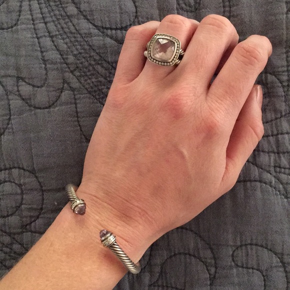 David Yurman - lavender amethyst cuff bracelet - Picture 2 of 6
